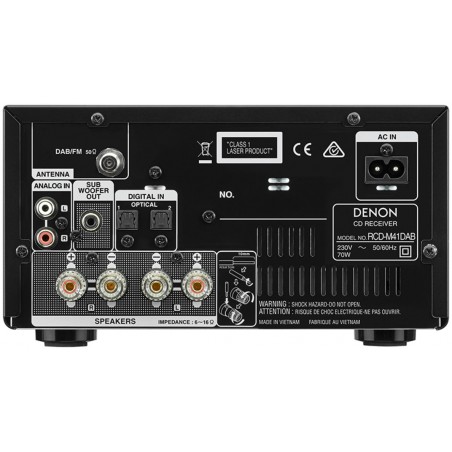 Denon RCD-M41 DAB Stereo versterker met CD Outlet